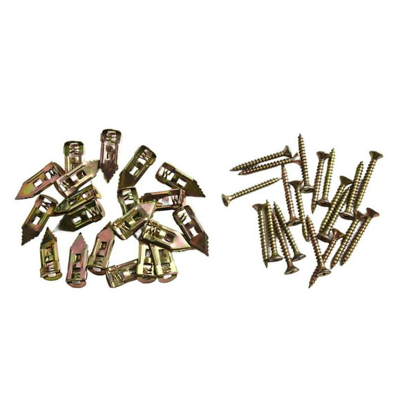 20Pcs Expansion Screw Self Drilling Drywall Screws Gypsum Board Wall Anchor M12*30