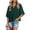 Army Green, variant on Patlollav Womens Summer Crewneck 3/4 Sleeve T-Shirts Solid Color Loose Fit Basic Tops