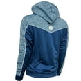 thumbnail image 3 of Icon Sports Man City Full Zip Hoodie, Heather Blue, 100% Polyester, YS-XXL, 3 of 3