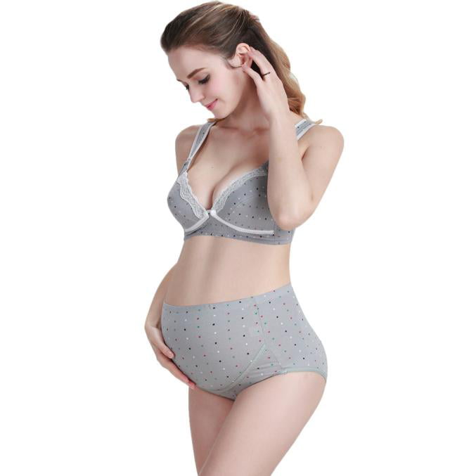 Nursing underwear bra pregnant women's underwear gathering anti-sagging  sleep nursing vest bra during pregnancy - AliExpress