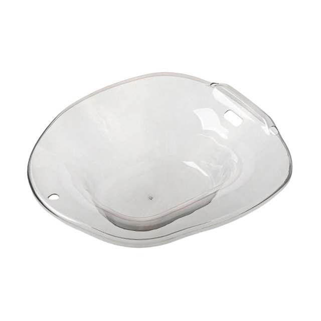 Bañera de asiento versátil, asiento ancho, robusta, fácil de guardar, para uso doméstico, ergonómica. PET marrón