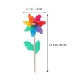 thumbnail image 3 of 12 Pcs Moulinets pour Décoration de Jardin Style Simple et Design Atmosphérique, 3 of 8