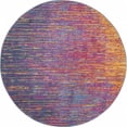 thumbnail image 1 of Tapis Rond Arc-en-Ciel Abstrait 5 Pieds, 1 of 1