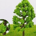 thumbnail image 4 of Mosiee 10Pcs 11Cm Model Trees Garden Outdoor Park Train Railway Architectural Scenery Landscape Diy Sand Table Build Toys Model, 4 of 9