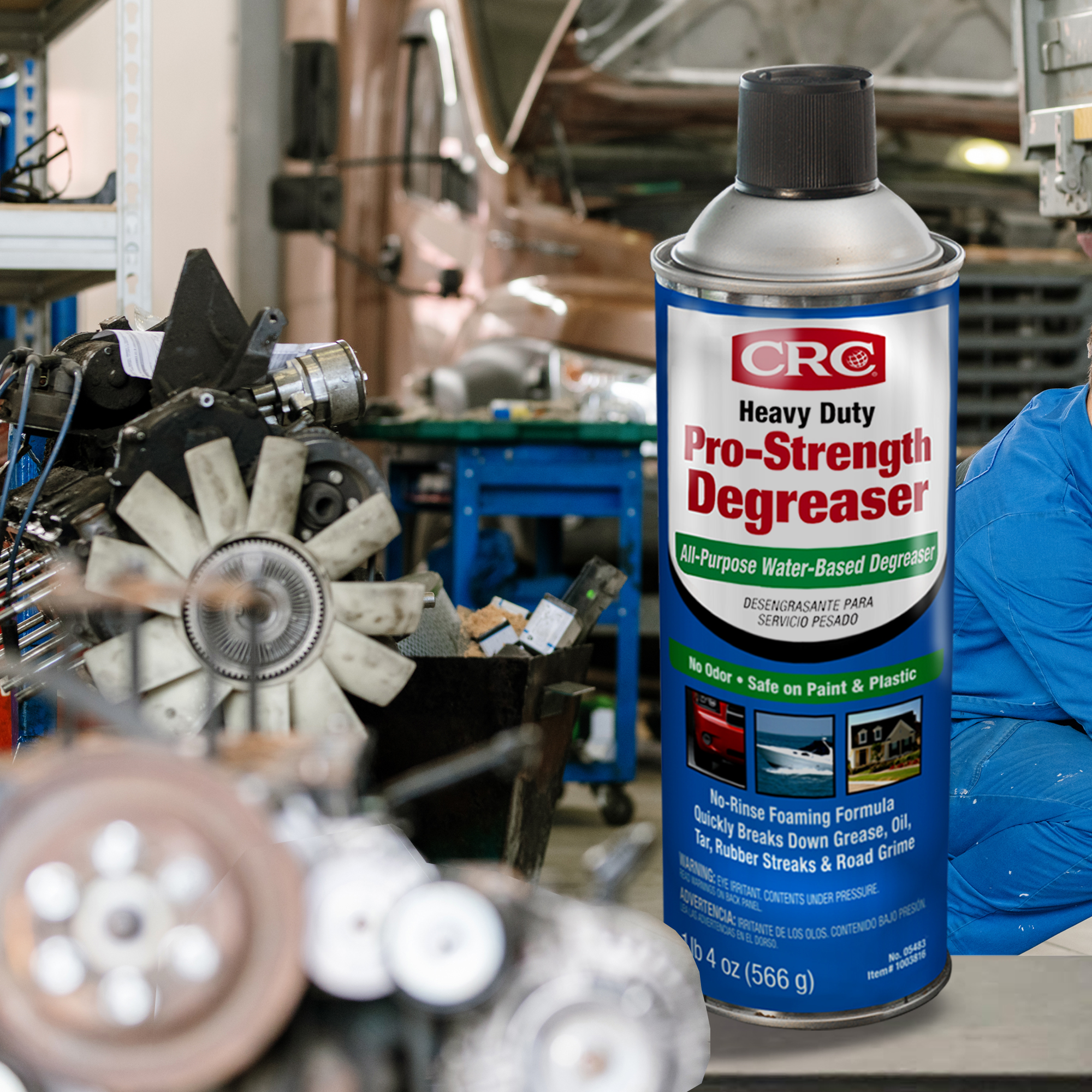 CRC Heavy Duty Pro-Strength All Purpose Degreaser, 20 oz. - image 4 of 10