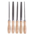 thumbnail image 4 of GOOHOCHY Steel File Set 5Pcs for Hobby Modeling and Jewelry Making with Ergonomic Shape 6Inch, 4 of 5