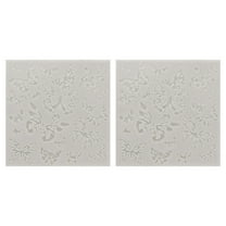 2pcs Polymer Clay Mold, Clay Mold Fondant Mold Butterfly Mold Silicone Rose for Crafts Air Dry DIY Cakes, Grey