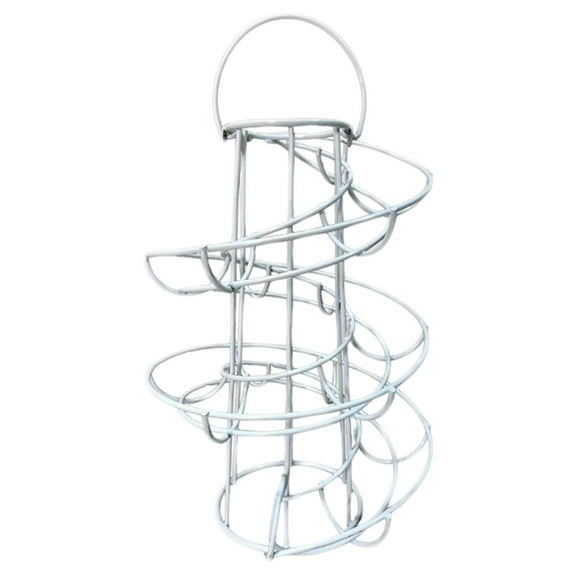 Metal Egg Holder Countertop,Spiral Design Metal Egg Holder,Egg Skelter Dispenser Rack,Storage Display Shelf,Egg Storage For Kitchen,Chicken Egg Holder,Wired Countertop Egg Holder For Fresh Eggs,A