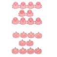 thumbnail image 2 of YAOMOBB Forme de Pudding Biscuit Dessin Animé Coupe-Cookies Ensemble en Plastique 3D pour Biscuits Effrayants, 2 of 5