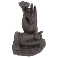 thumbnail image 3 of Quemadores de incienso con forma de cascada y forma de mano de Buda, tamaño moderado, con reflujo de humo, para dormitorios, estudios y oficinas, 3 of 15