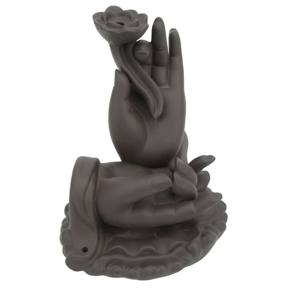 Incense Waterfall Burners,Buddha Hand Waterfall Incense Incense Waterfall Holder Backflow Incense Holder Professional Grade