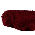 thumbnail image 3 of LOCHAS Super Soft Shaggy Faux Fur Blanket, Plush Fuzzy Bed Throw Decorative Washable Cozy Sherpa Fluffy Blankets for Couch Chair Sofa (Red 60" x 80"), 3 of 6