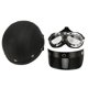 thumbnail image 5 of Gorra para casco de motocicleta, color negro, talla única, para exteriores, para montar a caballo, con gafas brillantes para motocicleta, 5 of 14