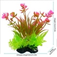 thumbnail image 2 of Aquarium Decoration Plants Fake Aquatic Ornaments With Weighted Base No Maintenance Required For Fish Tank Enthusiasts Who Want Realistic Underwater World Simulation, 2 of 3