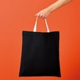 thumbnail image 2 of Nutshell Varsity Cotton Shopper Short Handle Tote, 2 of 4