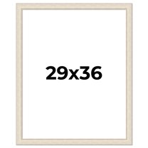 29x36 Frame White Real Wood Picture Frame Width 1.75 inches | Interior Frame Depth 0.5 inches |