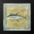 thumbnail image 2 of Beth Anne Creative 12x12 Black Modern Framed Museum Art Print Titled - Ocean Fish XII, 2 of 5