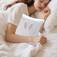 thumbnail image 1 of Oliegs Blanket Rabbit Throw Cover Quilted Three Double Color Cover Sofa Cushion Backrest Cover Throw, 1 of 5