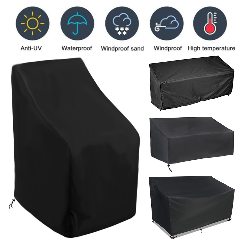 Yipa Outdoor Garden Chair Cover, High Back Patio Stacking Chair Covers