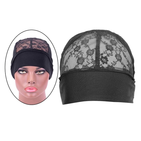 Grip Headbands for Women Headband Bands Velvet Grip Elastic Stretched HeadWith Caps Hair Nets Stretch Mesh