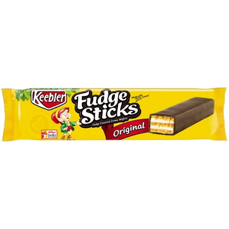 (3 Pack) Keebler Original Fudge Sticks Cookies, 8.5