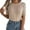Khaki, variant on Wdgfv Women's Holiday Fair Isle Wool Blend Pullover Sweater Women's Short Sleeve Knit Pullover for Spring Summer Casual Comfort and