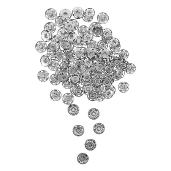 YSNOOWE 50Pcs Heavy Duty Snaps for Fabric Secure Closure Invisible Handsew Fasteners