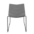 thumbnail image 5 of Arrow Contemporary Dining Chair In Black And Grey By Lumisource - Set Of 2, 5 of 6
