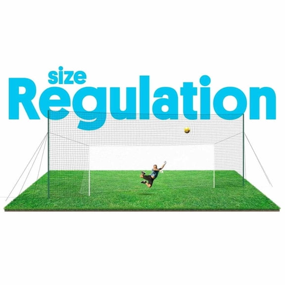 Open Goaaal Soccer Goal Trainer 3-in-1 Rebounder Net Backyard Training System Durable Steel Frame