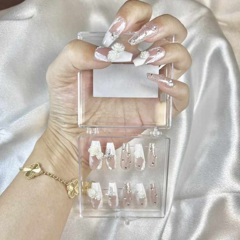 Jewel Nail Diamond Crystal, Pearl Rhinestone Nail Gem