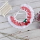 thumbnail image 5 of Collar para perro y gato, con perlas, con babero, bufandas bonitas, correa para el cuello, ideal para disfraces de mascotas (rojo), 5 of 5