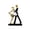 Bgold, variant on ANXPTIME Ballerinas Figurines Tabletop Decorations Resin Ballet Dancer Statue Sculpture