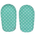 thumbnail image 2 of 1 par de almohadillas de apoyo para el talón, almohadilla de de silicona, amortiguador para pies, plantilla de zapatos de 2,5 cm, perfecta para mu Verde blanco Zulema Gel Heel Pad, 2 of 8