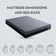 thumbnail image 6 of EGOHOME Ego Black 10 inch Twin XL Mattress in a Box , Gel Memory Foam Mattress, Medium Firm, 6 of 10