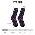 thumbnail image 3 of Balery Mushrooms3 Calcetas Largas con Estampado para Hombre y Mujer – Suaves y Transpirables, Talla Única (US 5-11), 3 of 6