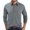 Grey, variant on Men Polo Shirts Slim Fit Long Sleeve Casual Business Comfortable Breathable Blend Top with Chest Pocket Mens T-Shirts
