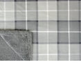 thumbnail image 6 of PAVILIA Premium Plaid Sherpa Fleece Throw Blanket | Super Soft, Cozy, Plush, Lightweight Microfiber, Reversible Throw for Couch, Sofa, Bed, All Season (50 X 60 Inches Light Grey), 6 of 7