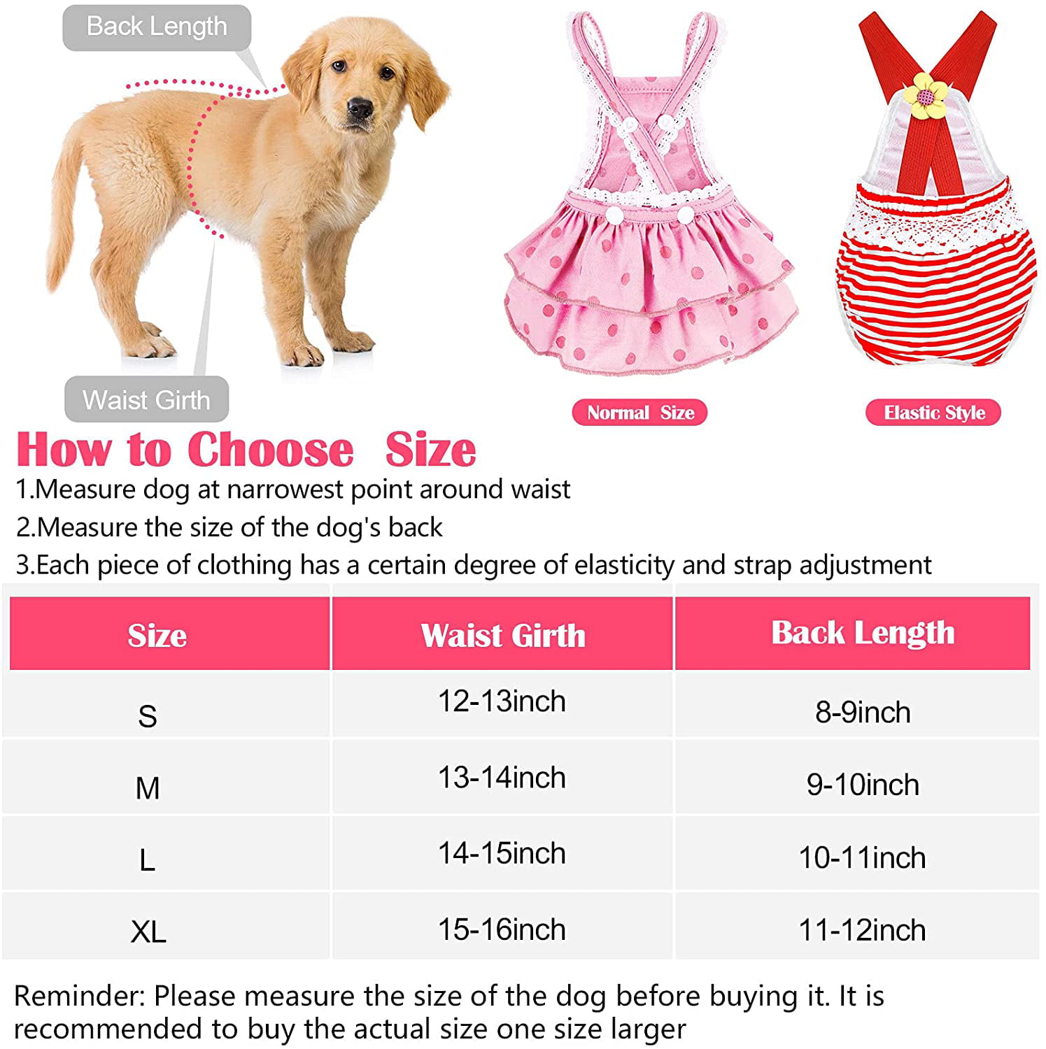 Pet Dog Diaper Sanitary Pant Reusable Washable With Suspenders Puppy Diaper Suit