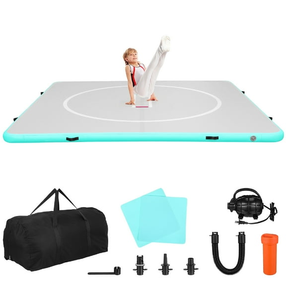 Foxnovo Lightweight Folding Gymnastic Mat Inflatable with High Cushioning for Tumbling