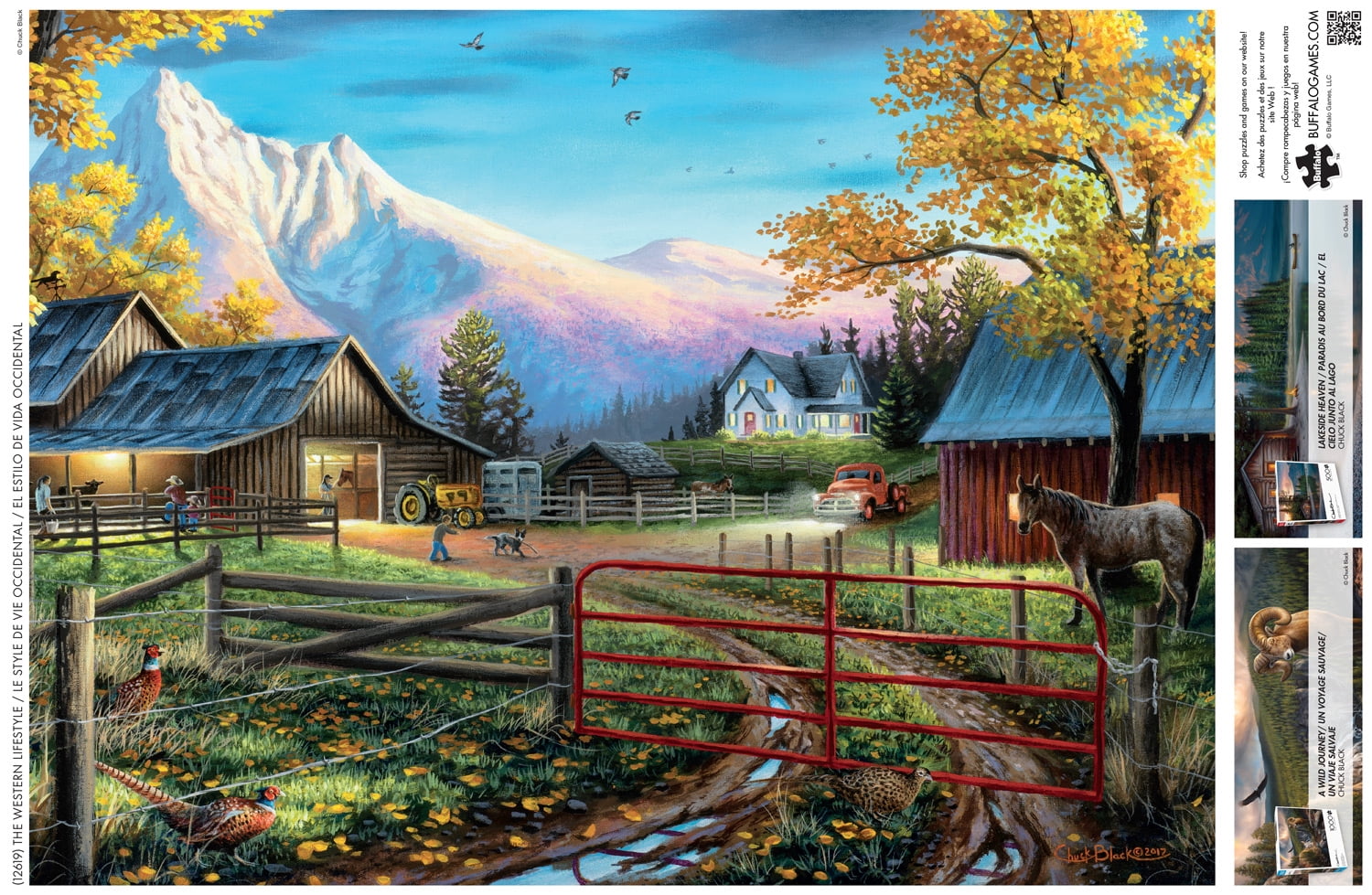 Buffalo Games The Western Lifestyle 1000-Piece 26.75 x 19.75-Inch Interlocking Jigsaw Puzzle for Adults Ages 14+