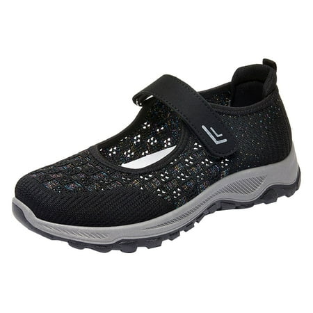 

DVKOVI Non slip Work Shoes Women Women Breathable Lace Up Shoes Casual Shoes Unisex Lightweight Work Shoes Sporty Breathable Slip Work Trainers Women s Slip On Shoes Black 41