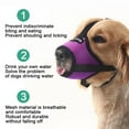 thumbnail image 4 of Adjustable Soft Breathable Nylon Dog Mouth Guard Cover for Medium Dogs, Anti Chewing, Barking & Biting, 4 of 5