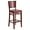 Mahogany Wood Seat/Mahogany Wood Frame, variant on Flash Furniture Darby Series Slat Back Mahogany Wood Restaurant Barstool