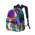 thumbnail image 2 of Lsque Magic Mushrooms ,Fireflies Classic Casual Backpack - Large Capacity Water-Resistant Backpack for School, Work, Travel, and Outdoor Activities, 2 of 8
