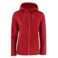 thumbnail image 2 of Women's Cutter & Buck  Red Cleveland Guardians Evoke Eco Softshell Recycled Full-Zip Jacket, 2 of 3