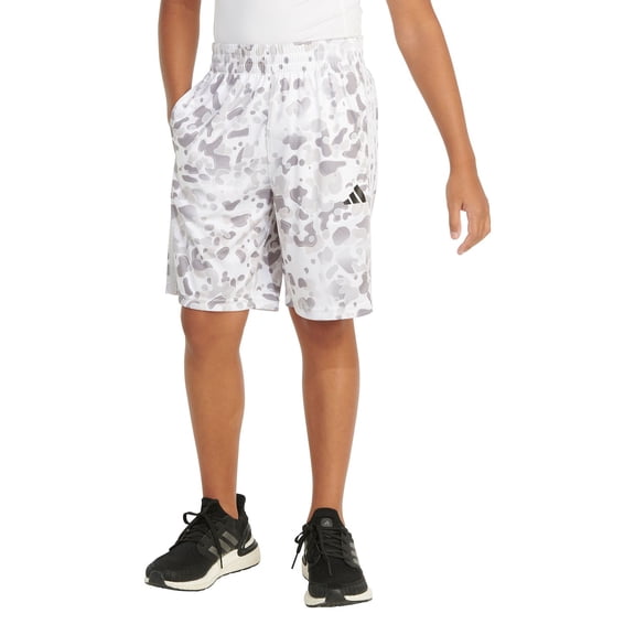 Boys 8-20 adidas AEROREADY® Shorts in Regular & Husky Color: White Size: SMALL