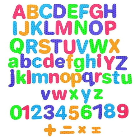 Star Right Magnetic Numbers and Letters (104 Pieces)