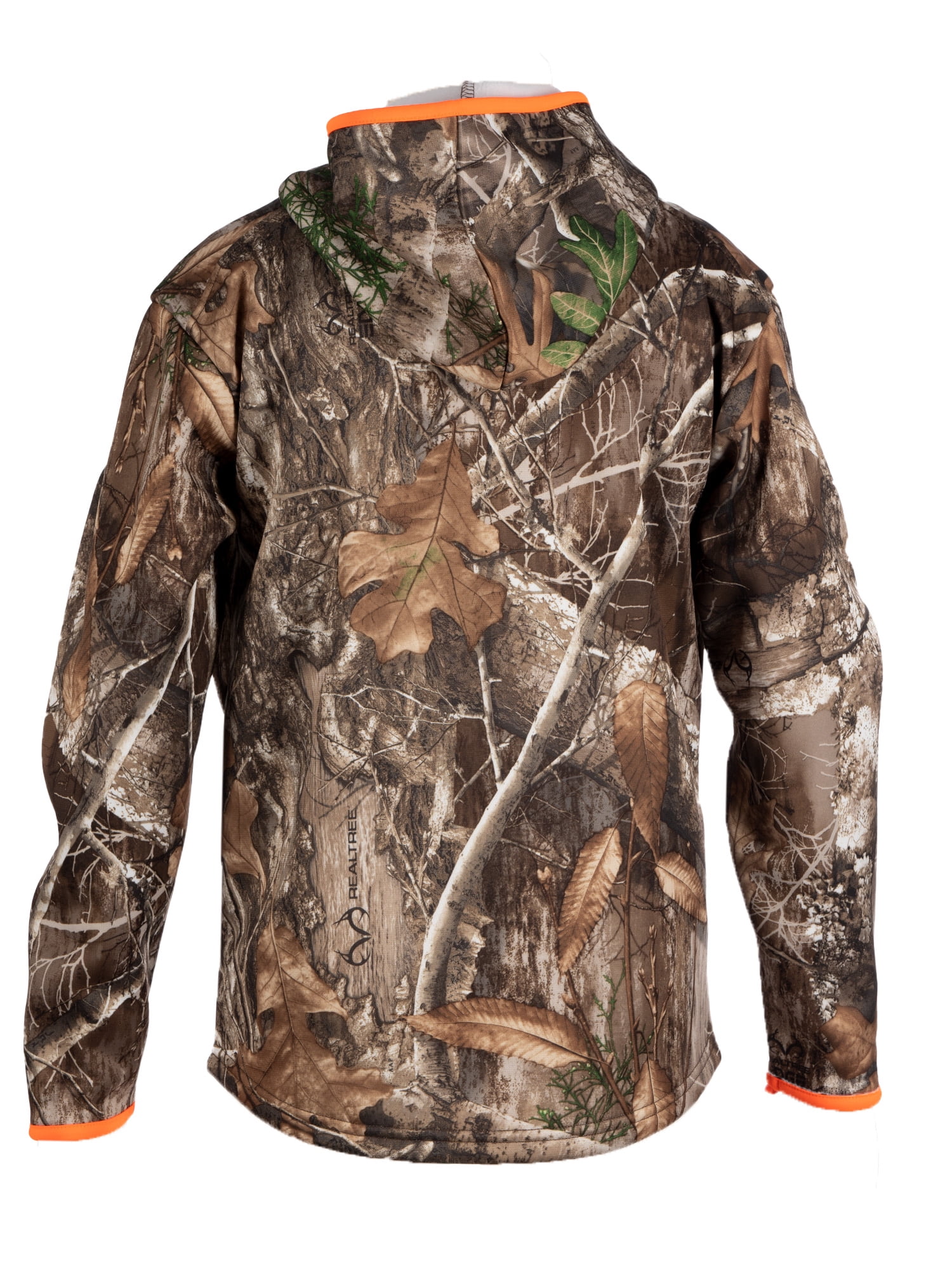 Kid's and Youth's Camo Hunting Performance Hoodie Pullover Sweatshirt by Realtree, Sizes XS-XL