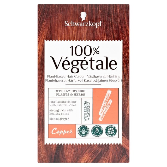 Schwarzkopf 100% Vegetal Copper Red Vegan Hair Dye - European Version NOT North American Variety - Imported from United by Sentogo - SOLD A 2 PACK - Walmart.com