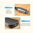 thumbnail image 4 of Hub Línea integrada ajustable ajustable Circuito de recolección Diseño aerodinámico Diseño de transmisión ultra alta velocidad divisor USB Inevent EL023229-00B, 4 of 7